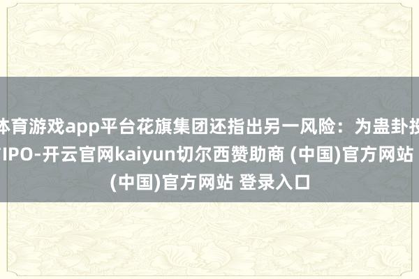 体育游戏app平台花旗集团还指出另一风险：为蛊卦投资者参与IPO-开云官网kaiyun切尔西赞助商 (中国)官方网站 登录入口